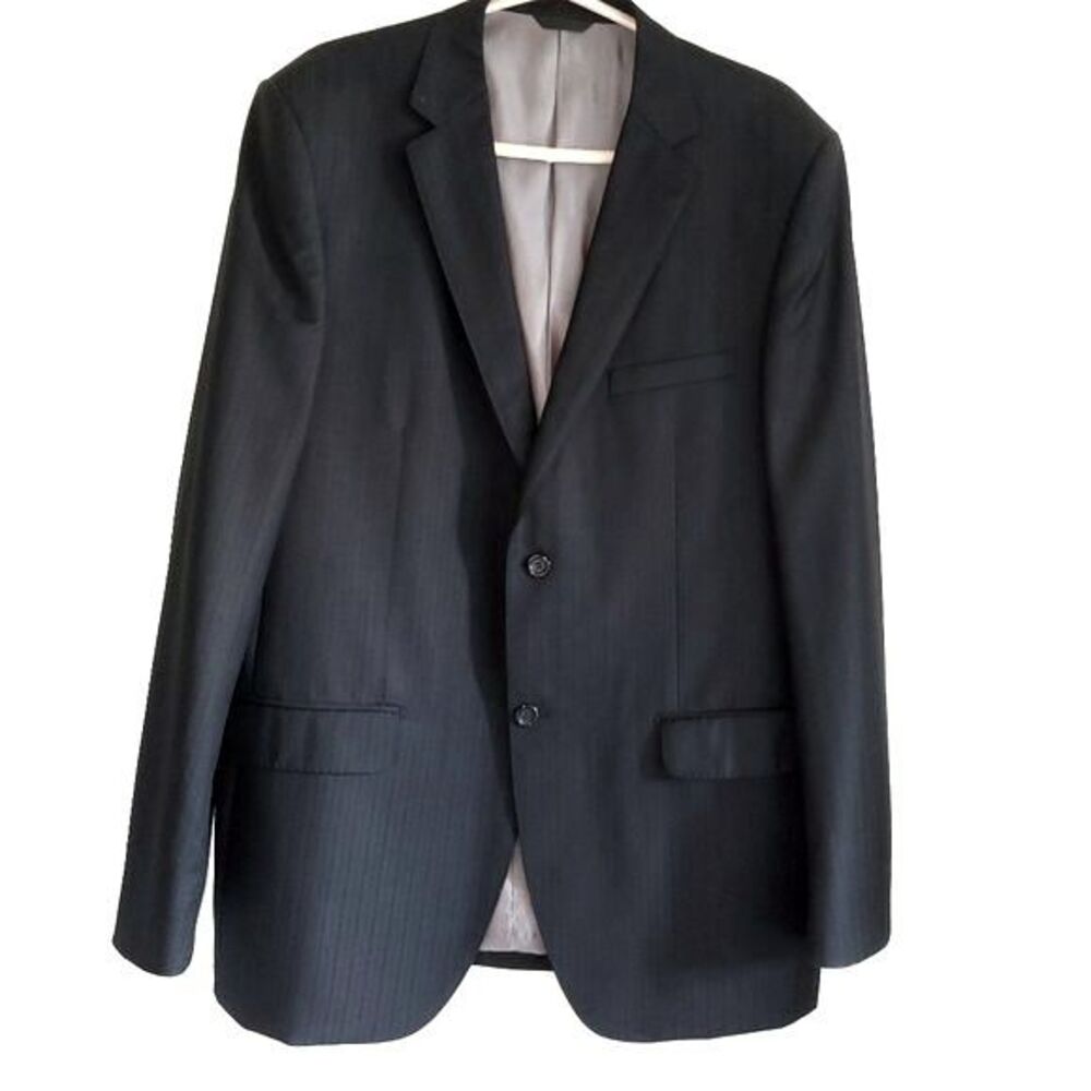 Ermenegildo Zegna Super 180's Wool Sport Coat Blazer 44L Made in Italy
